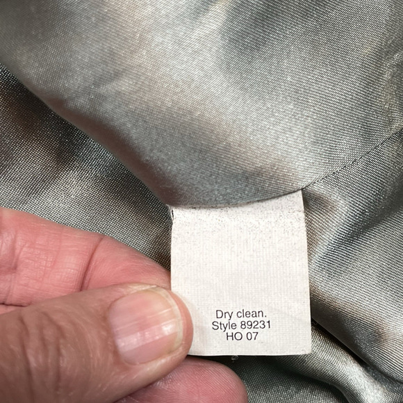 J Crew Trench coat Size 10 Houndstooth Belted Wool Blend Long Lined FLAWS - Picture 7 of 16